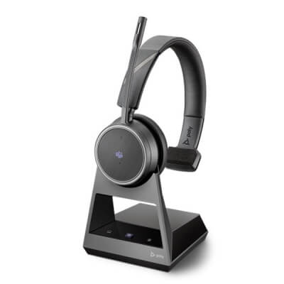 Plantronics Poly Voyager 4210 Office MS Headset With 2-Way Base